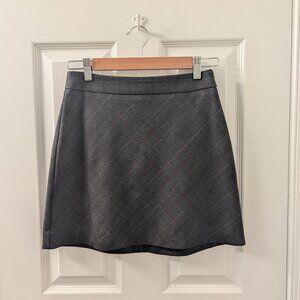 Express mini skirt subtle plaid print size 2